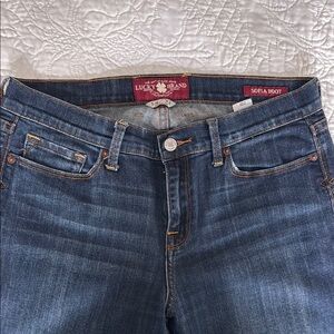 Lucky Brand Blue Boot Cut Jeans with Classic Indigo Wash